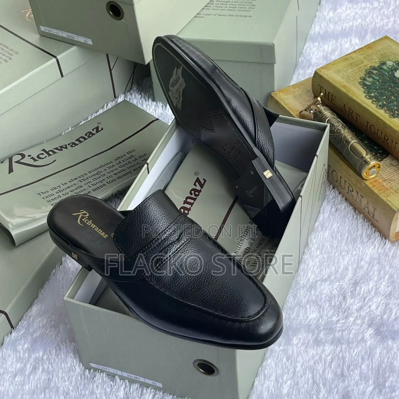 Original Richwanaz Leather Mules