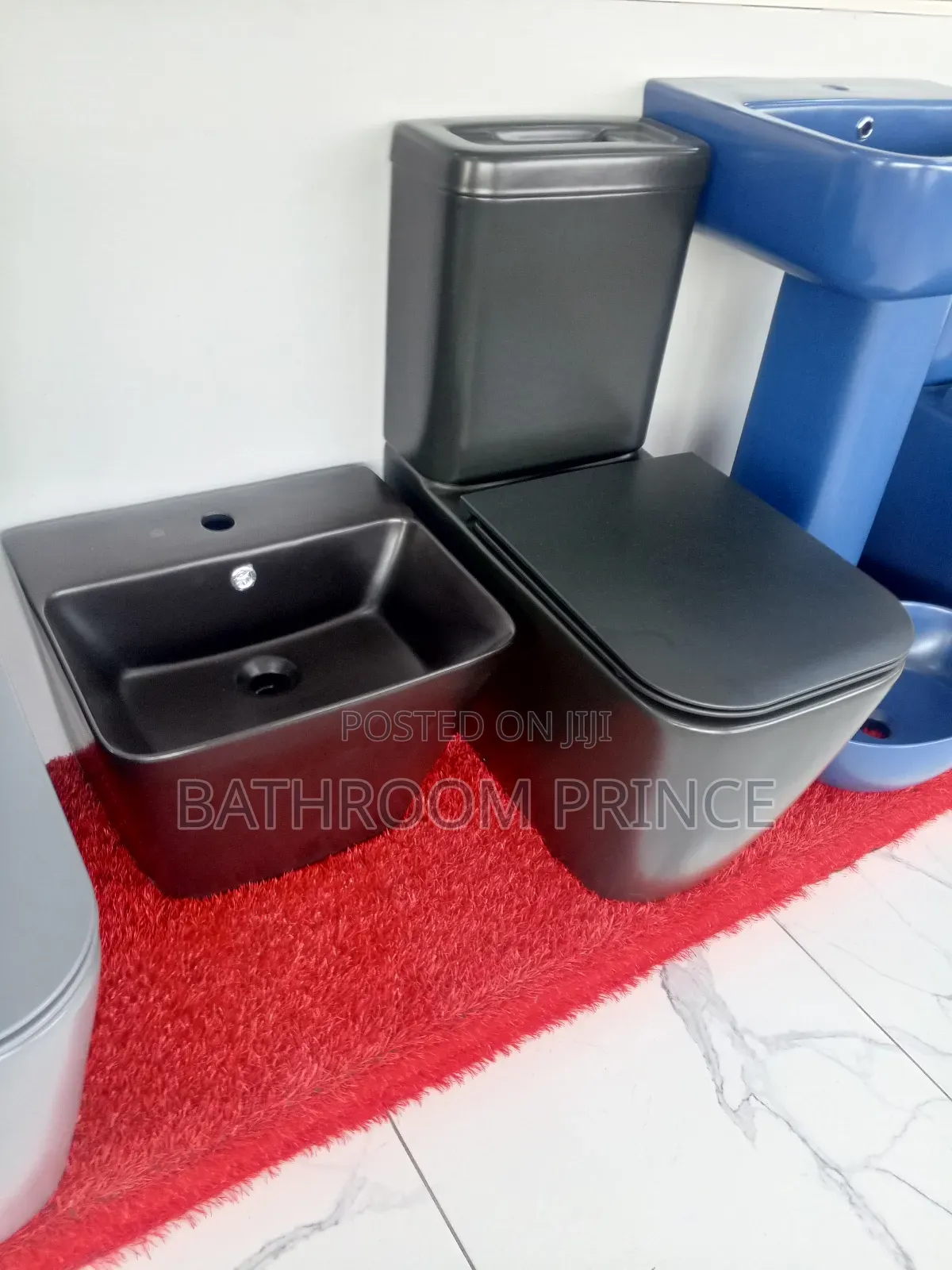Executive Matt Black Water Closet