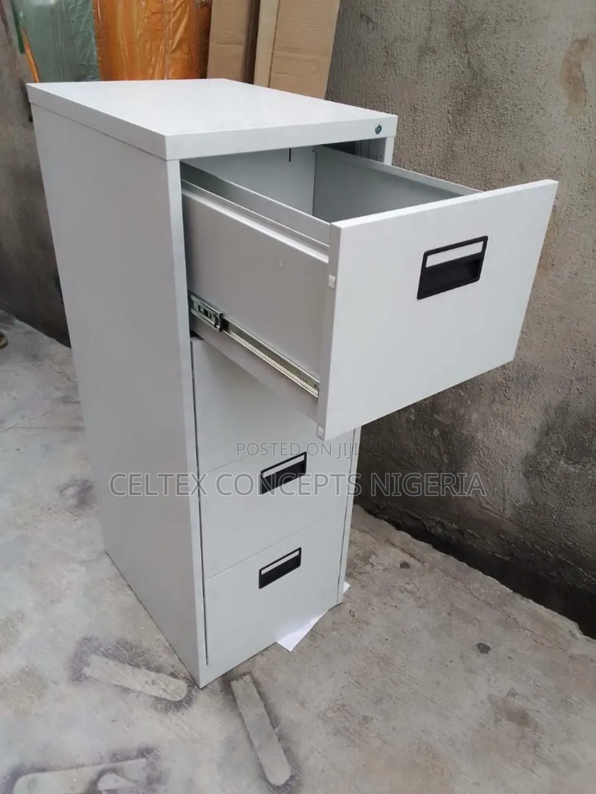 Three Drawer Cabinet Metal