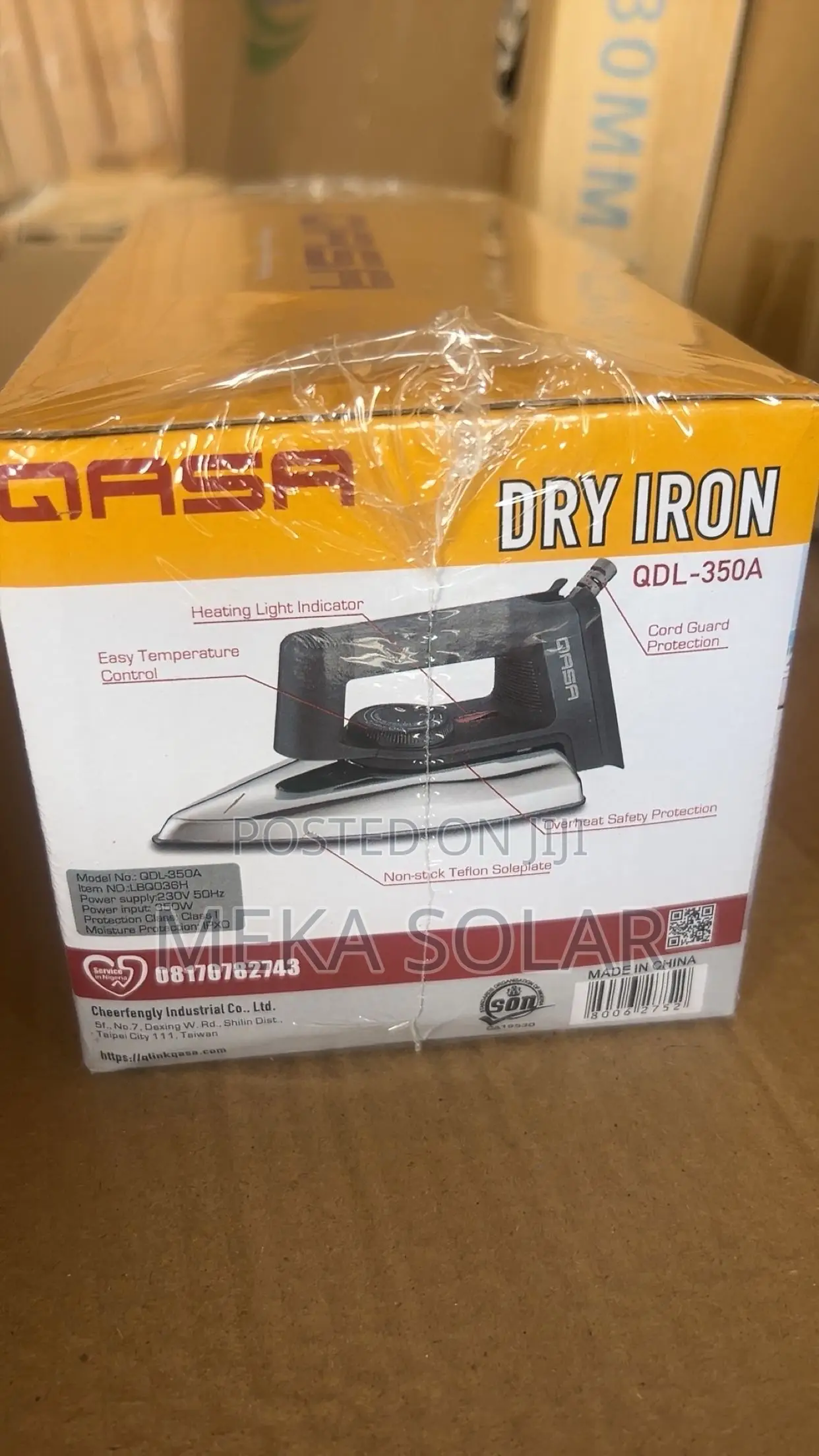 Qasa Inverter Dry Pressing Iron 350w