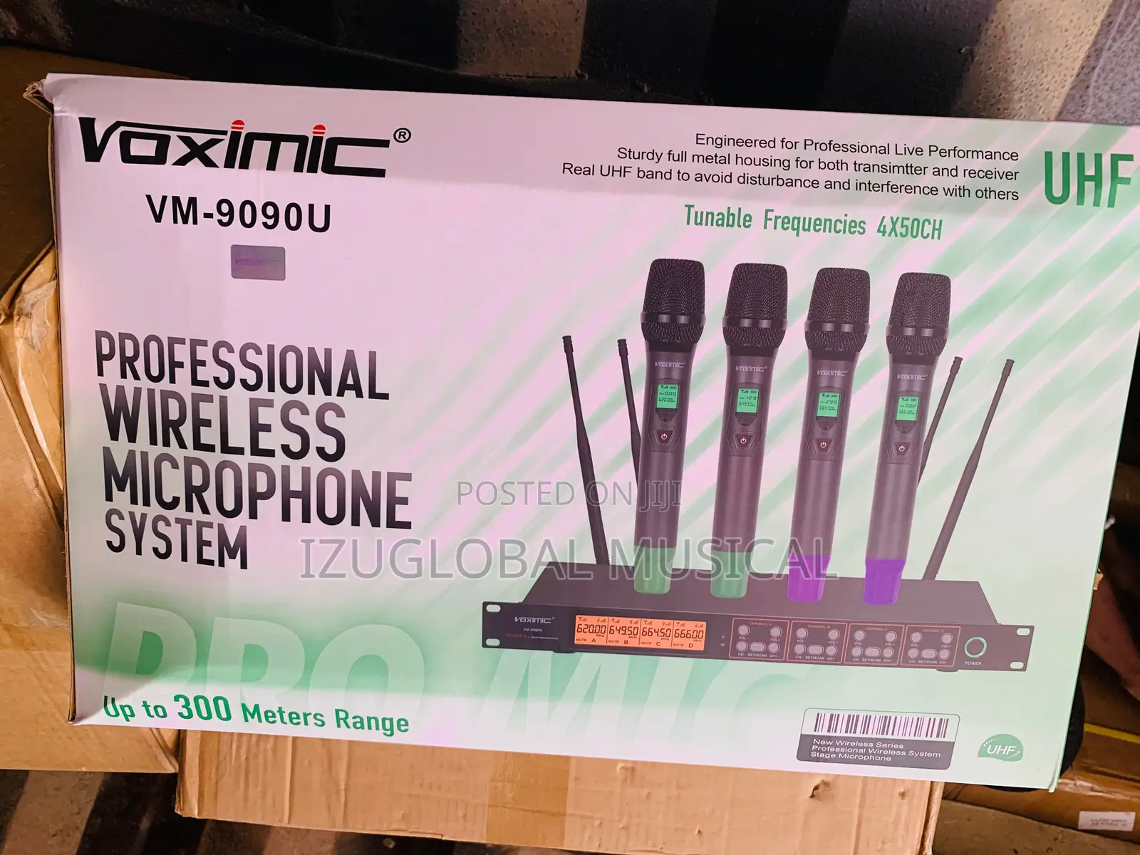 Voximic Vm9090 Digital 4in1 Wireless Microphone
