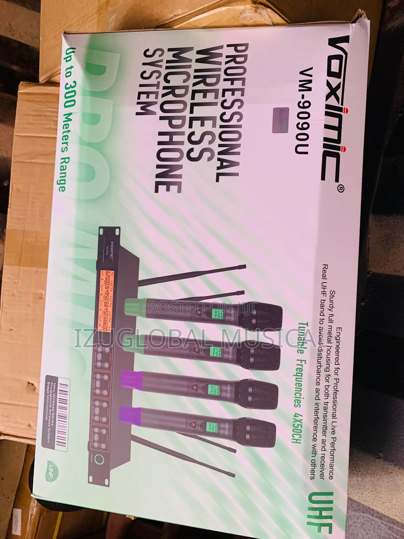 Voximic Vm9090 Digital 4in1 Wireless Microphone