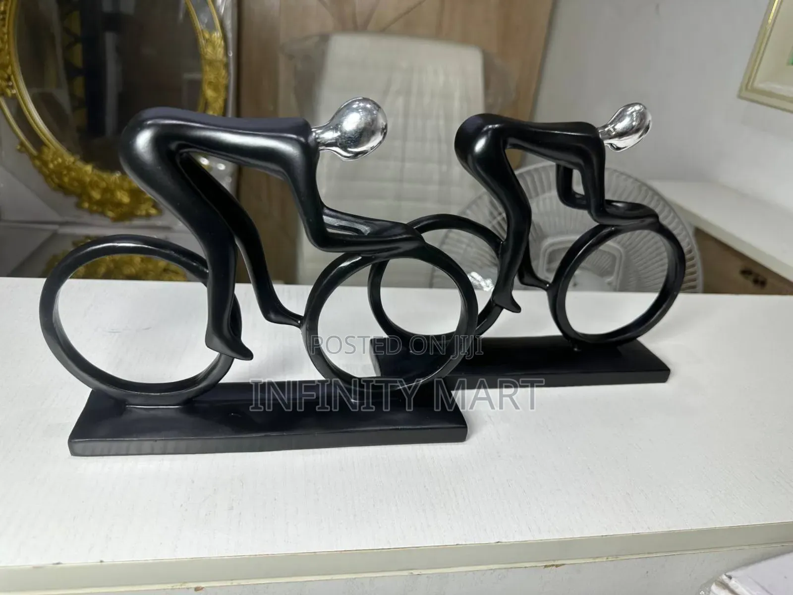 Modern Silver Cyclist