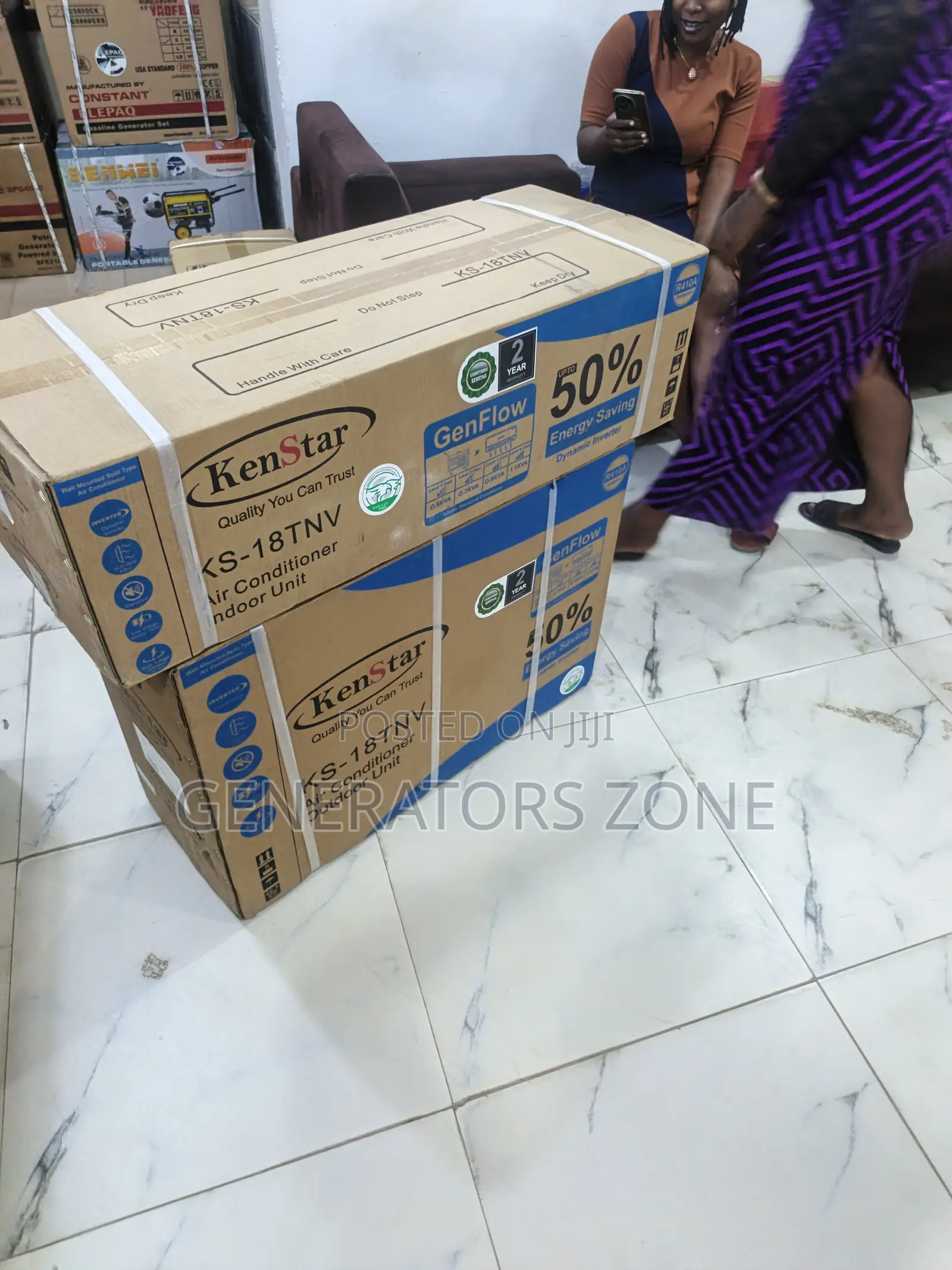 Sleek Kenstar 2hp Inverter Ac With Installation Kits