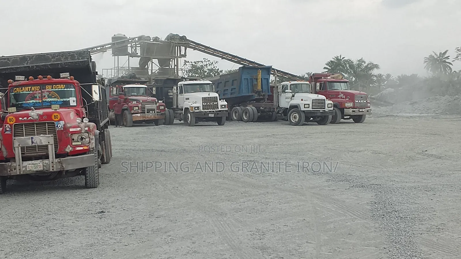 Iron Black Solid Granite and Chipping