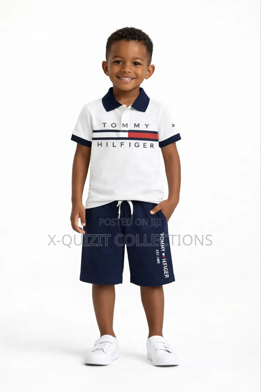 Tommy Boys Polo Shorts Set (2y-10y)