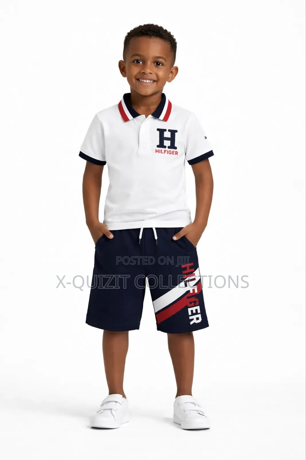 Tommy Boys Polo Shorts Set (2y-10y)