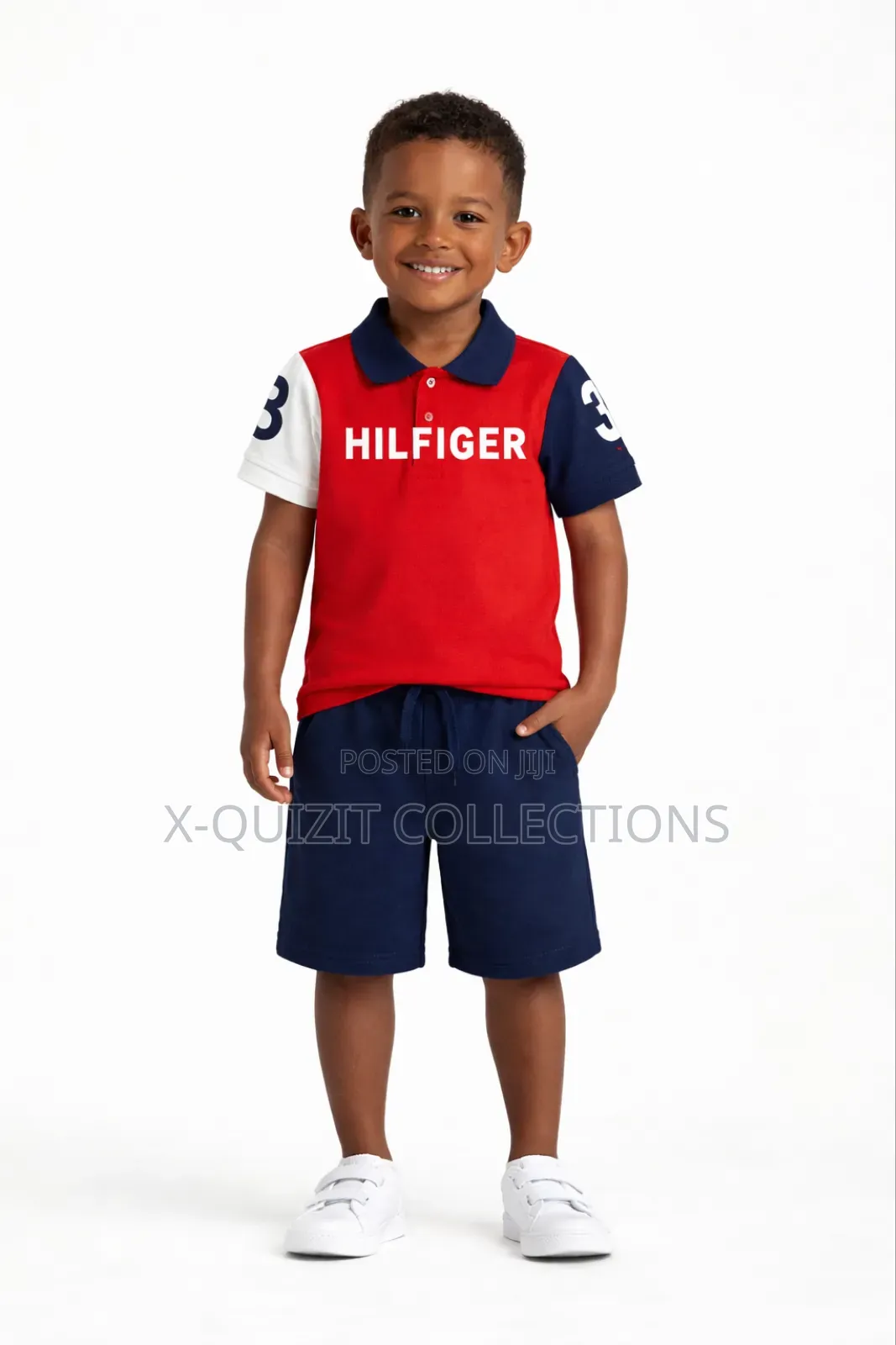 Tommy Boys Polo Shorts Set (2y-10y)