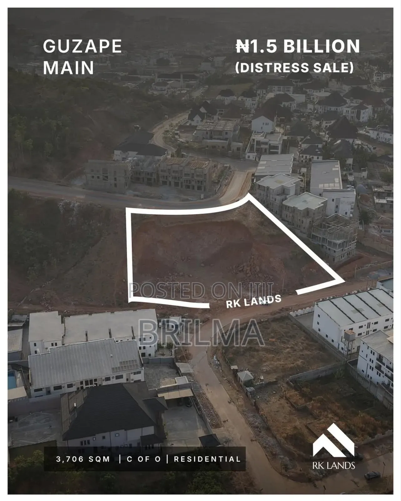 Land in Guzape for Sale
