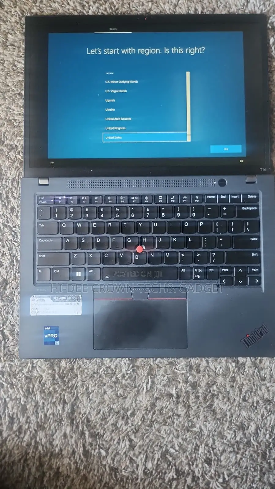 Laptop Lenovo ThinkPad T14 G3 16GB Intel Core i7 SSD 512GB