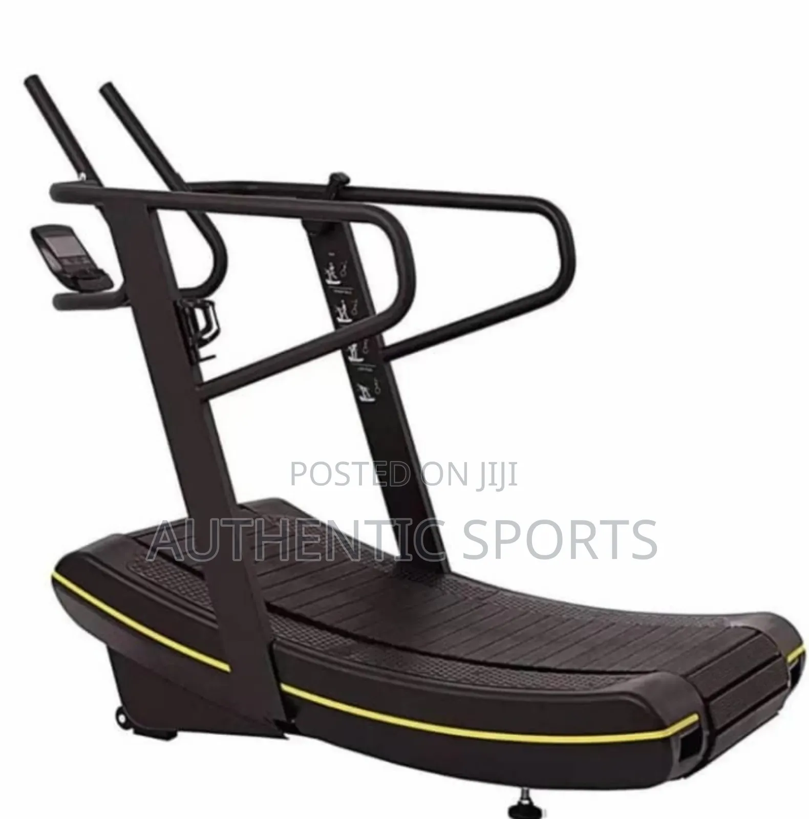 Commercial Curve Manual Treadmill With Lcd Metre