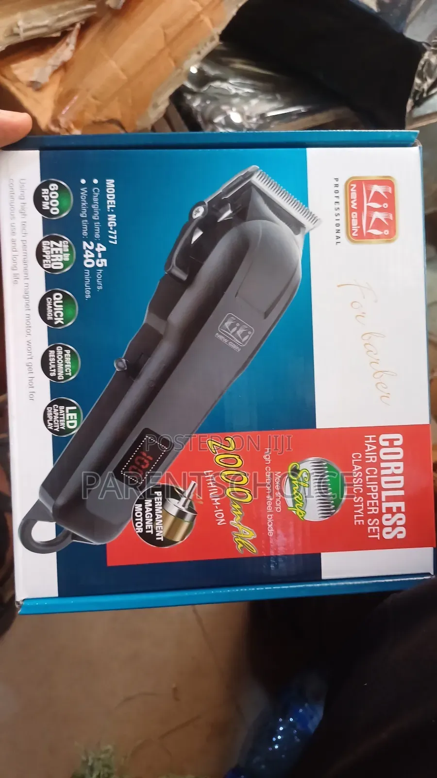 Kiki New Gain Rechargeable Hair Clipper Ng777