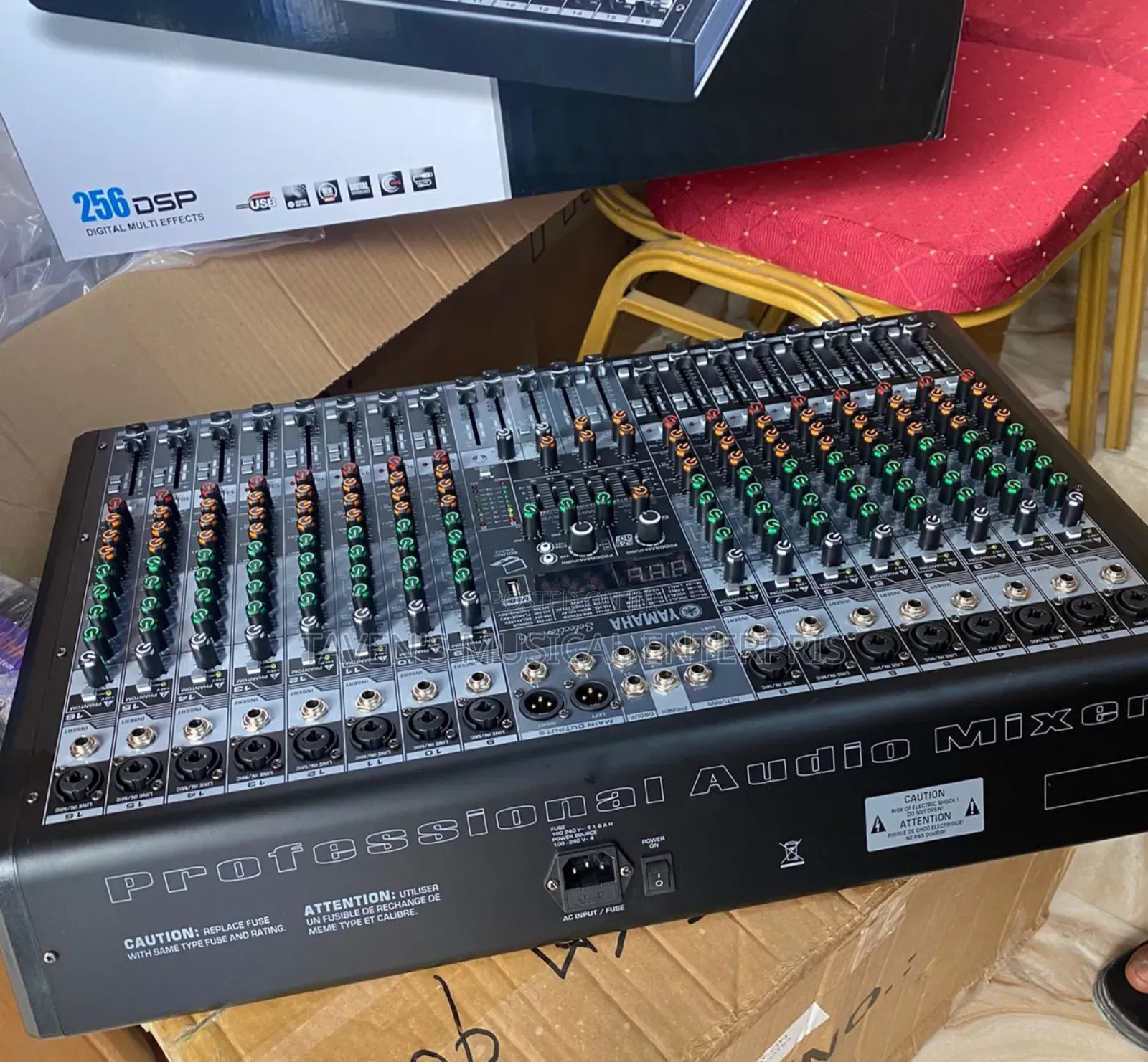 Yamaha Professional Audio Mixer.