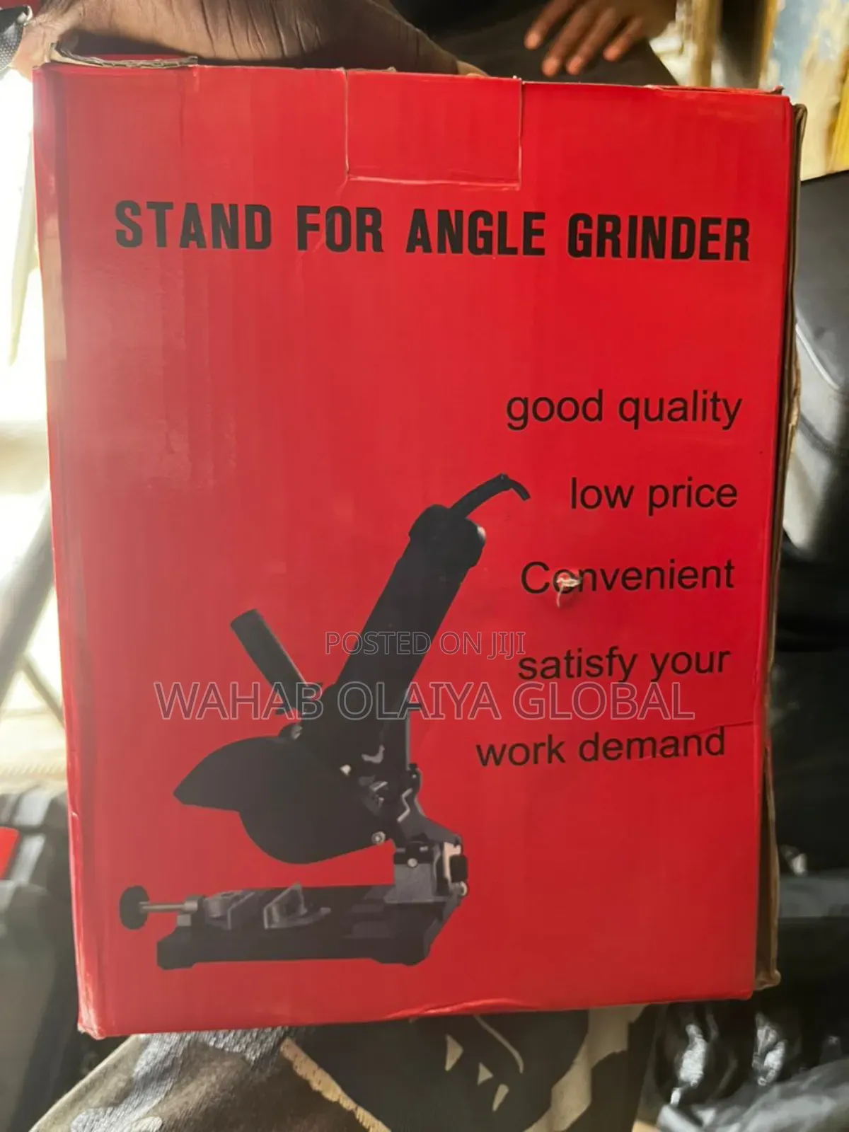 Universal Angle Grinder Stand 4–5" (Cast Iron Base)