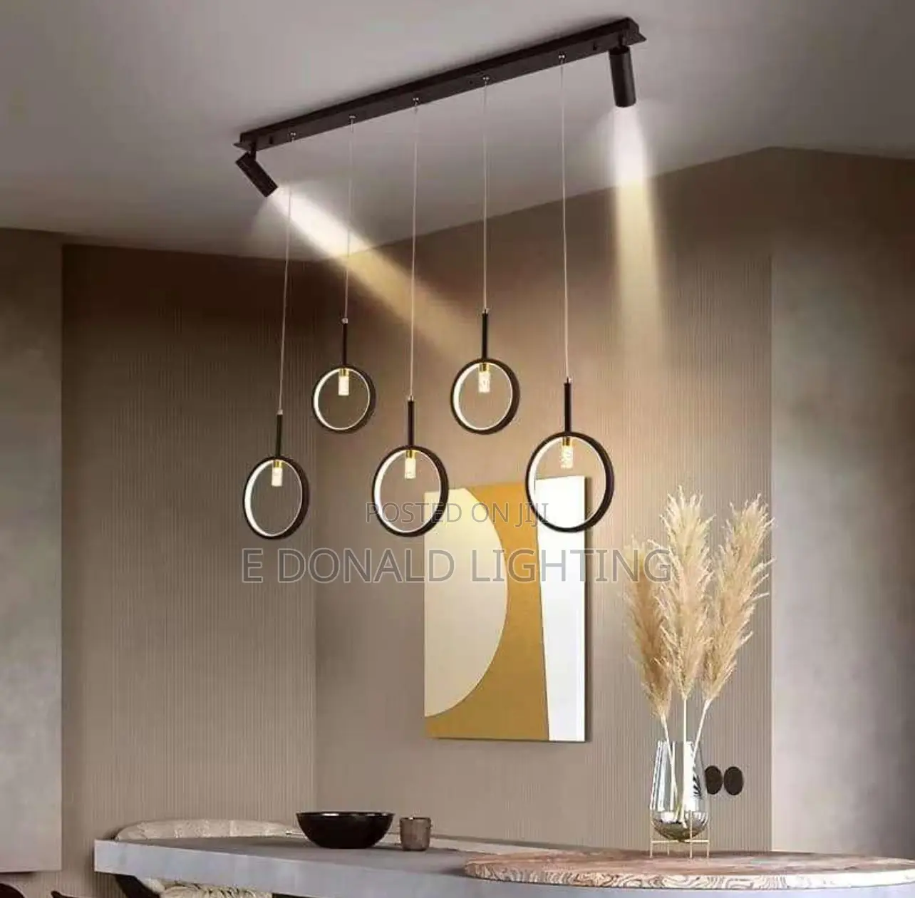 Led 5 Drop With 2 Track Light