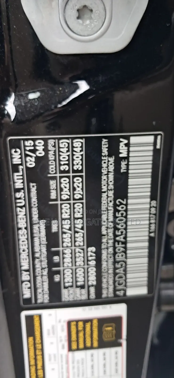 Mercedes-Benz M Class 2015 Black
