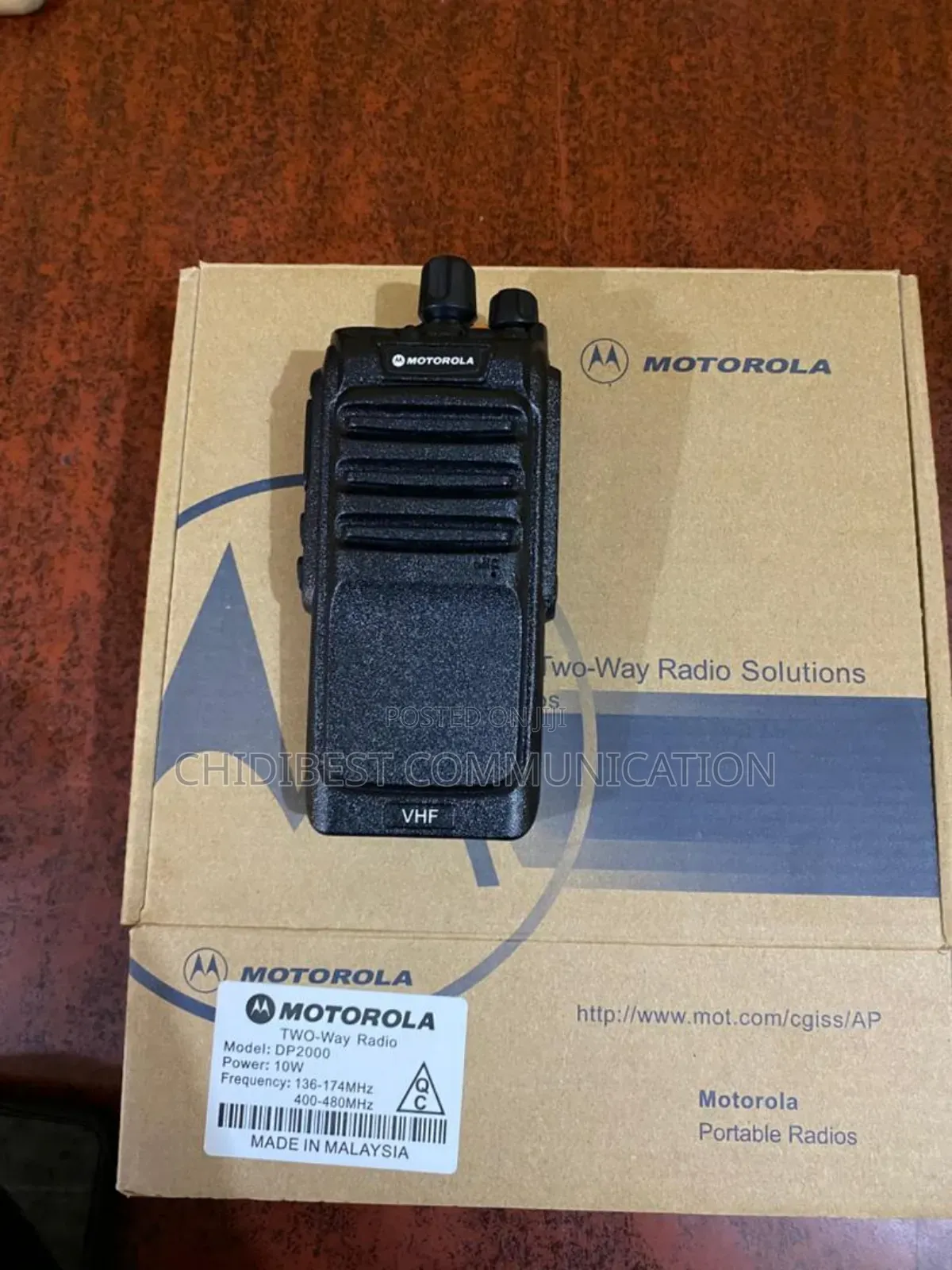 Dp2000 VHF Motorola Walkie Talkie Radio