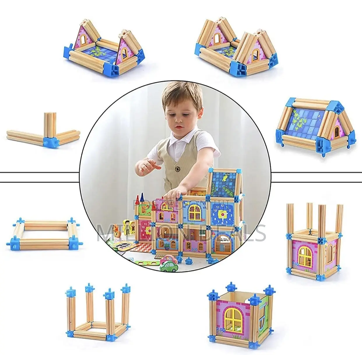 Master of Architecture Building Blocks Toy Ages 3+