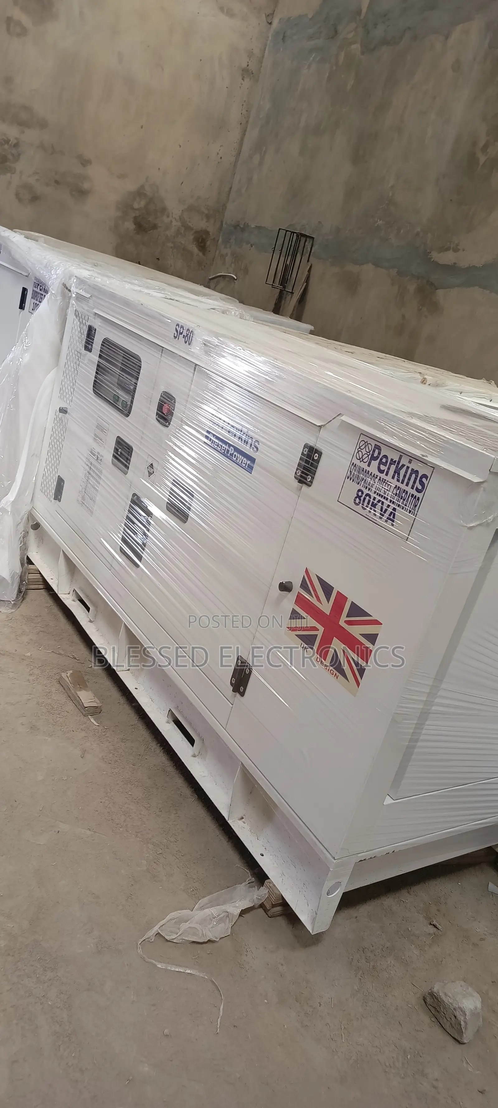 80kva Perkins Some Proof Diesel Generator 100% Copper Wire Made in Uk
