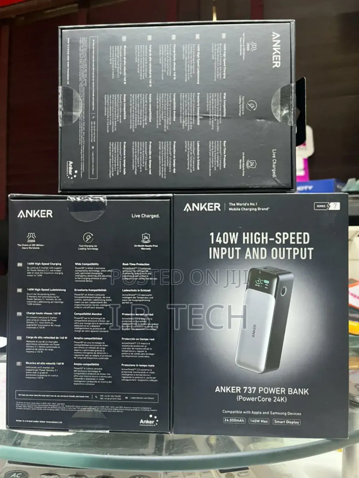 Anker 737 Power Bank (24000mah) 140w Series 7