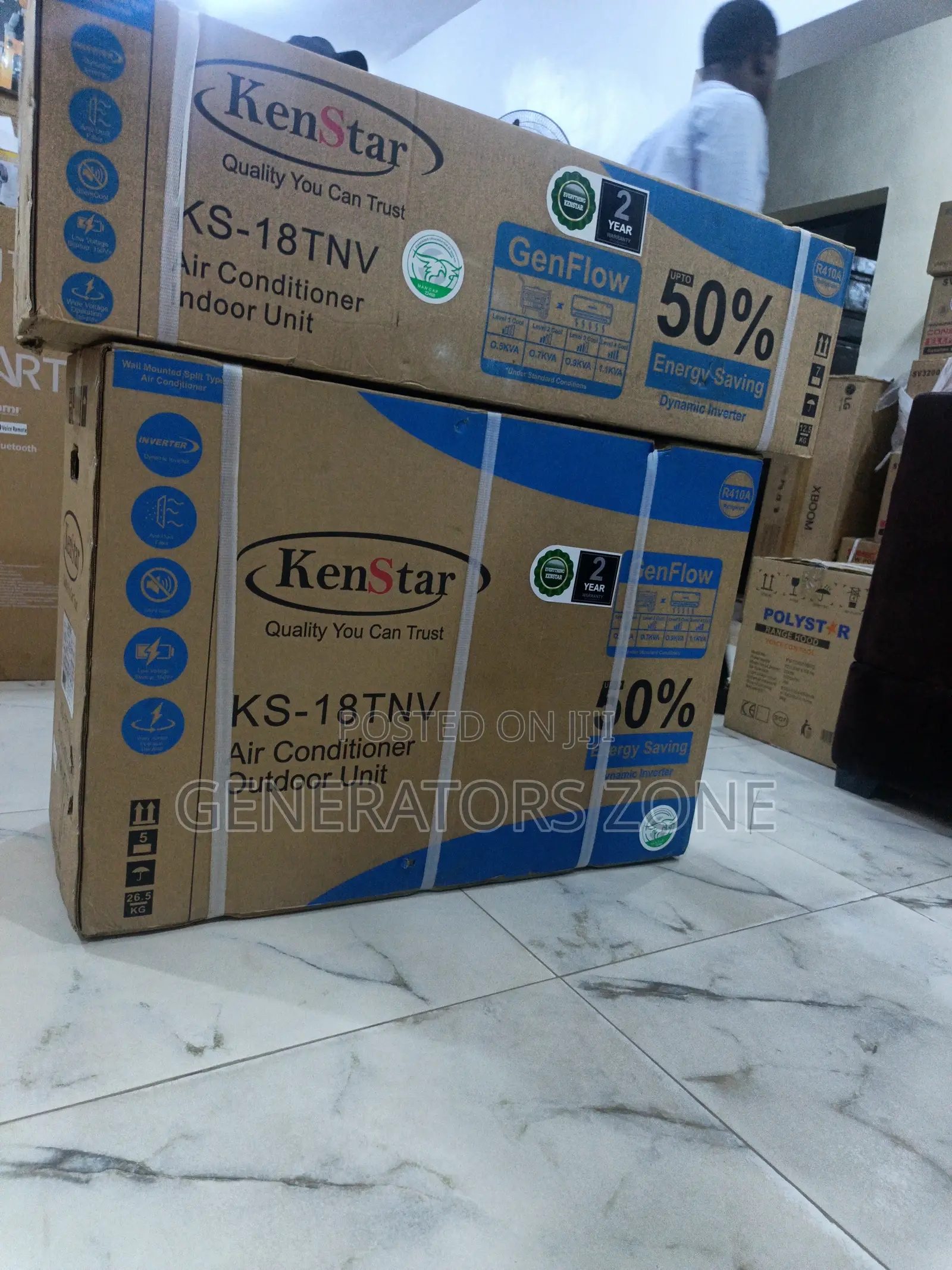 Kenstar Inverter Air 2hp Air Conditioning Unit With Installation Kits