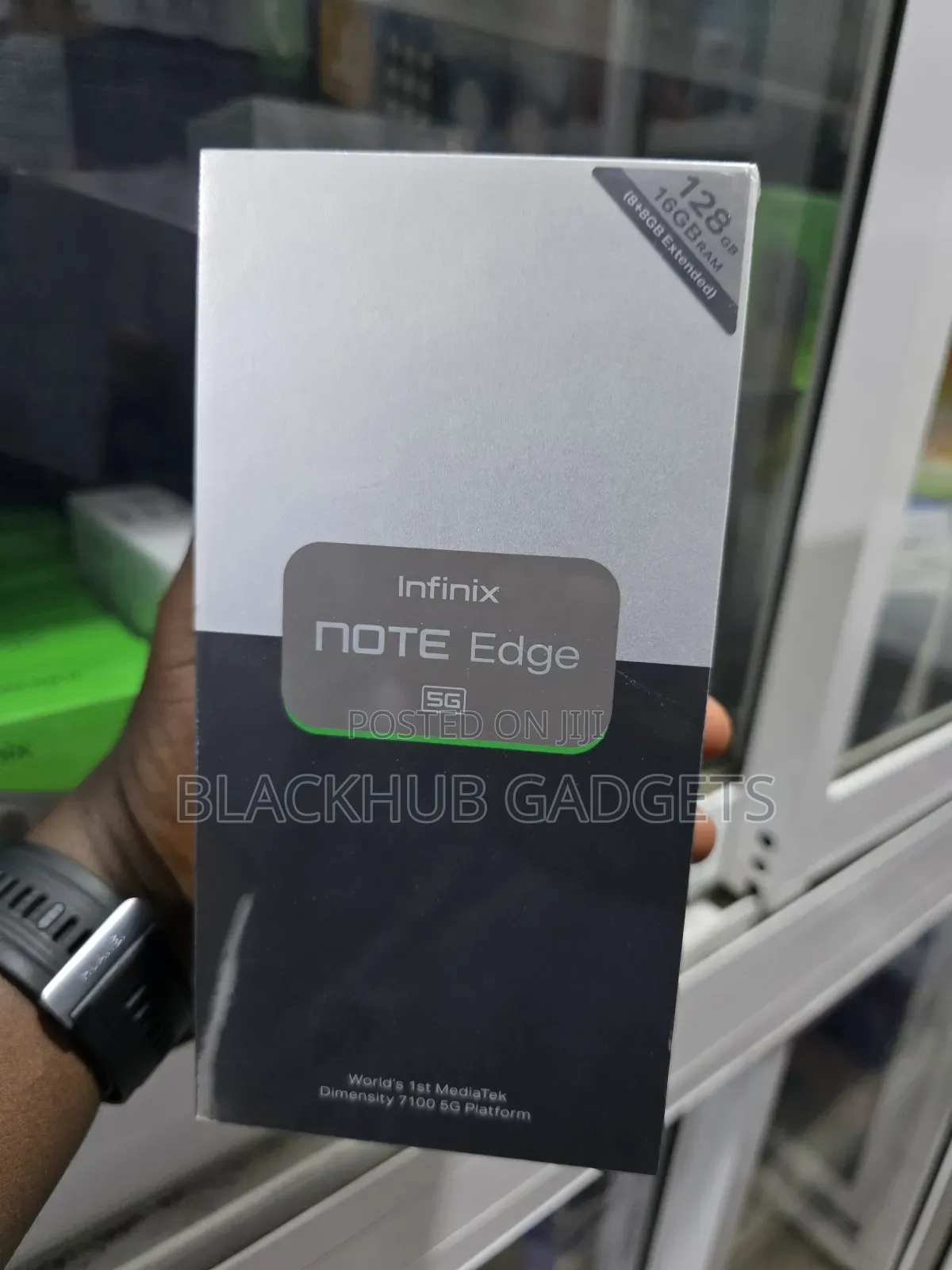 New Infinix Note Edge 128 GB Silver
