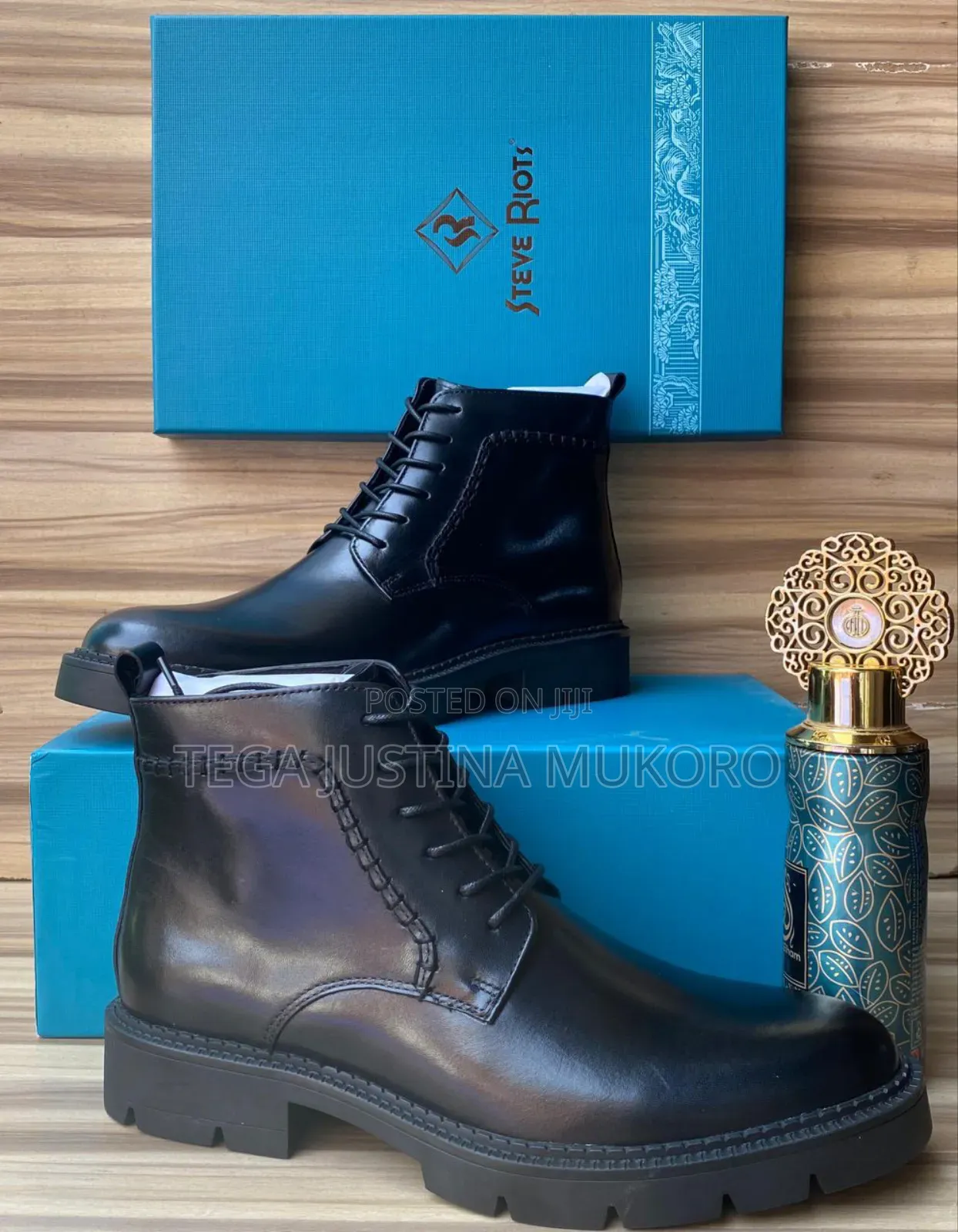 Steve Riots Pure Leather Men's Ankle Boots