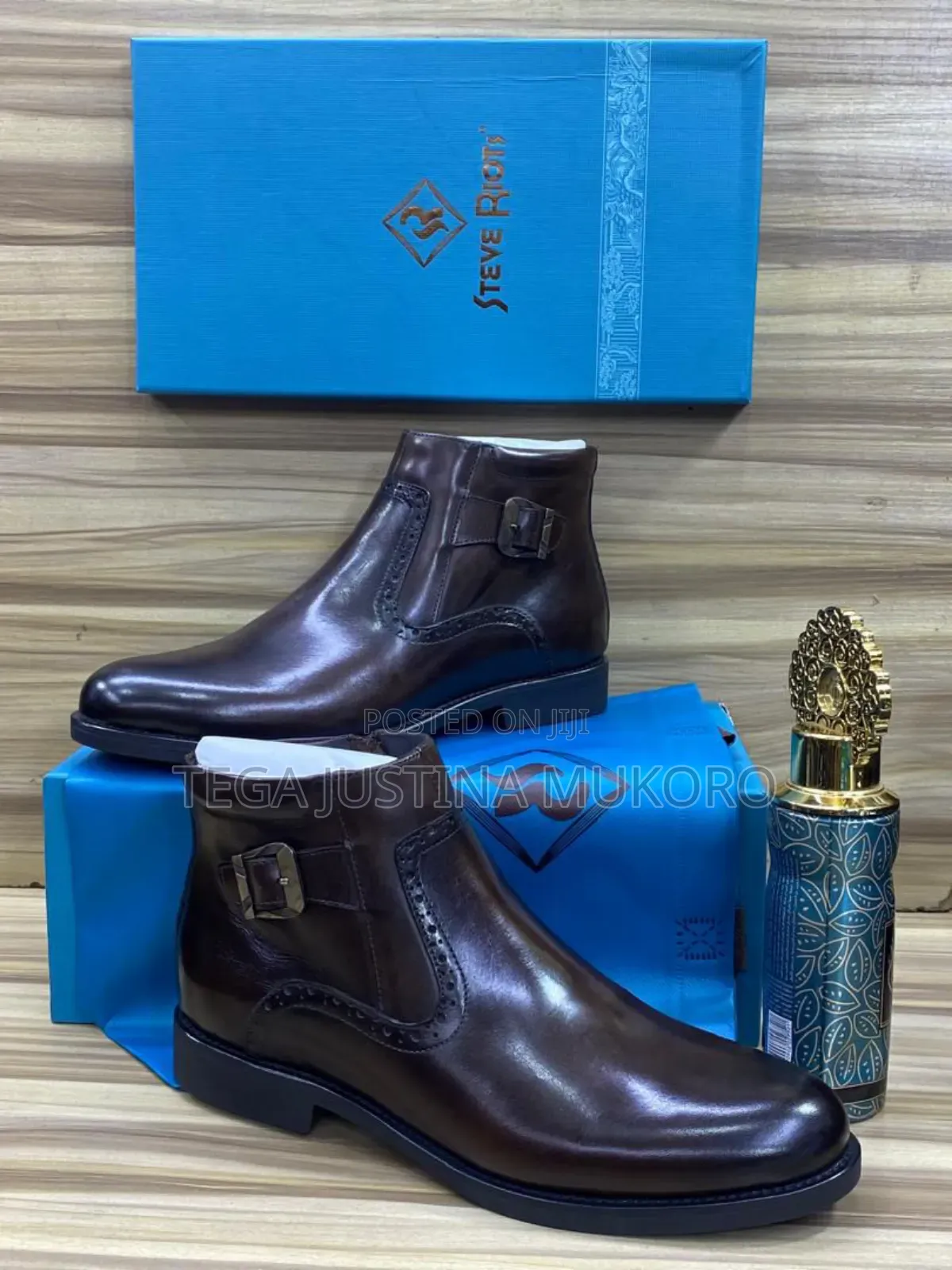 Steve Riots Pure Leather Men's Ankle Boots