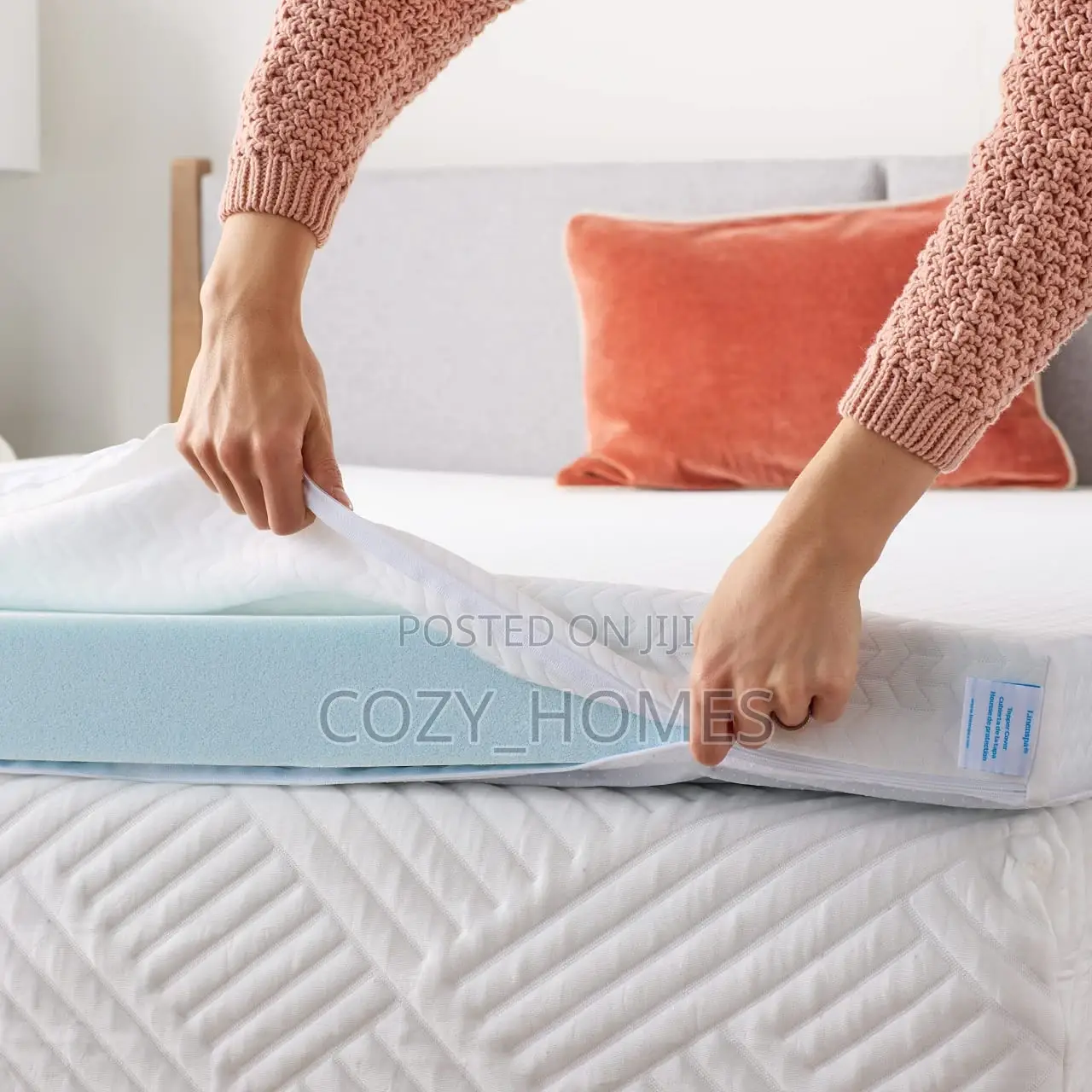 3-Inch Imported Memory Foam Mattress Topper (4.5x6)
