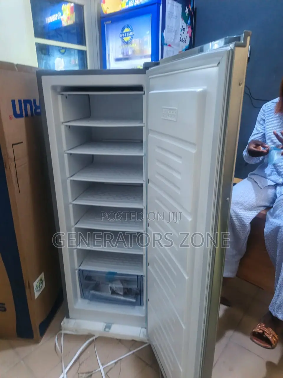 185l Skyrun Upright Freezing Cabinet BDL-185h