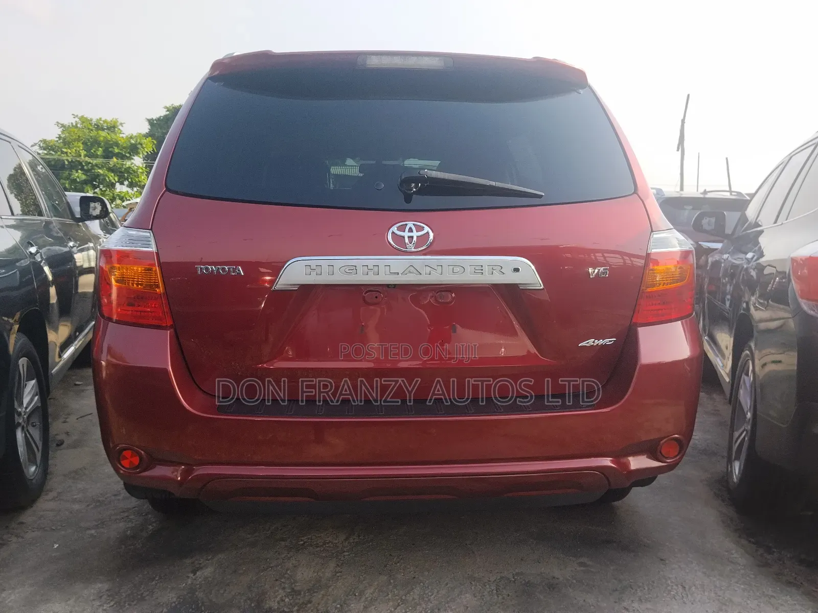 Toyota Highlander Limited 2010 Burgundy