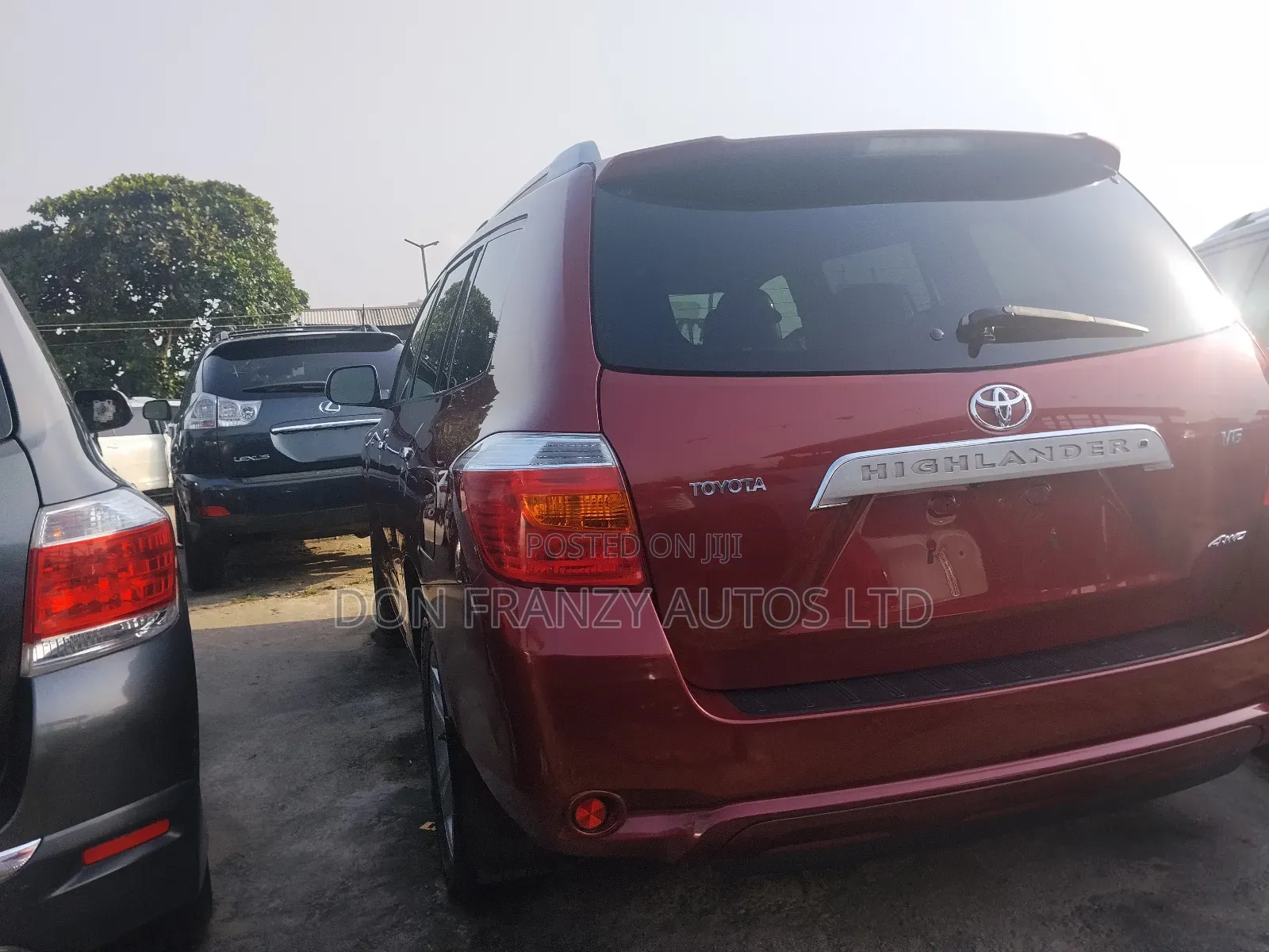 Toyota Highlander Limited 2010 Burgundy
