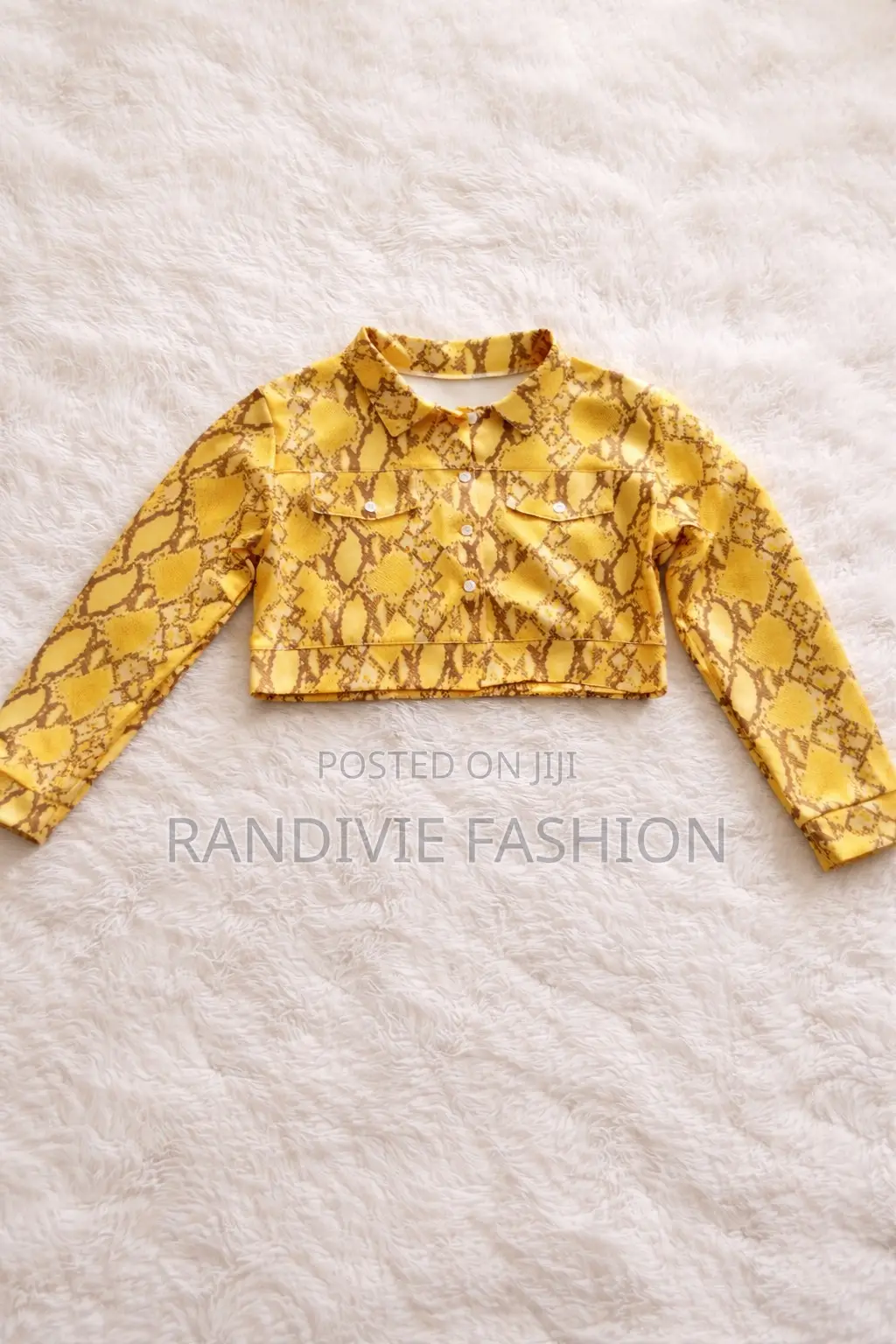 Missguided Madison Beer Yellow Snake