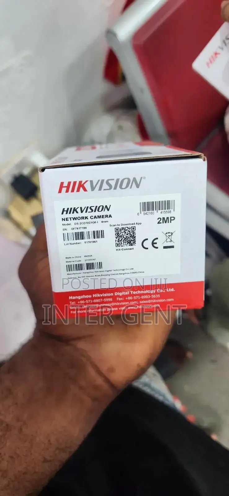 Hikvision Camera Ip 2mp Bullet Outdoor