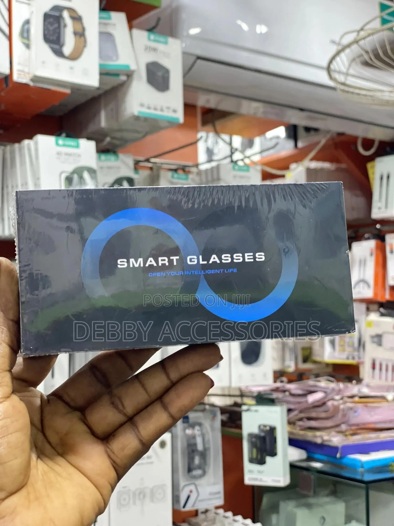 Gs380 Smart Glasses With Camera Flashlight Take Photo Video Recording