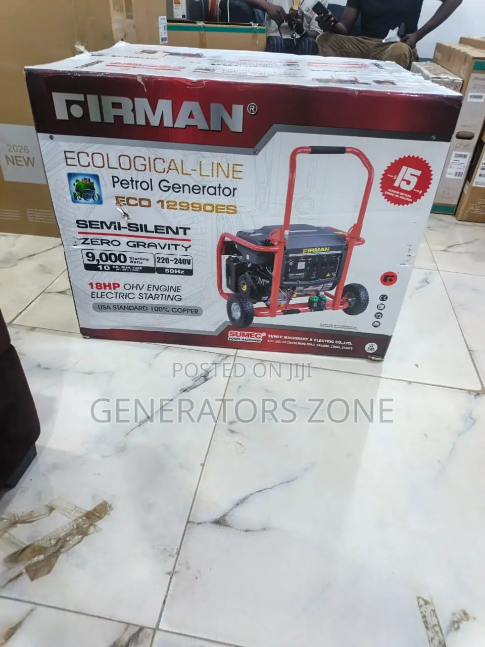 Sumec Firman Eco 12990ec Compact 9kva Generator