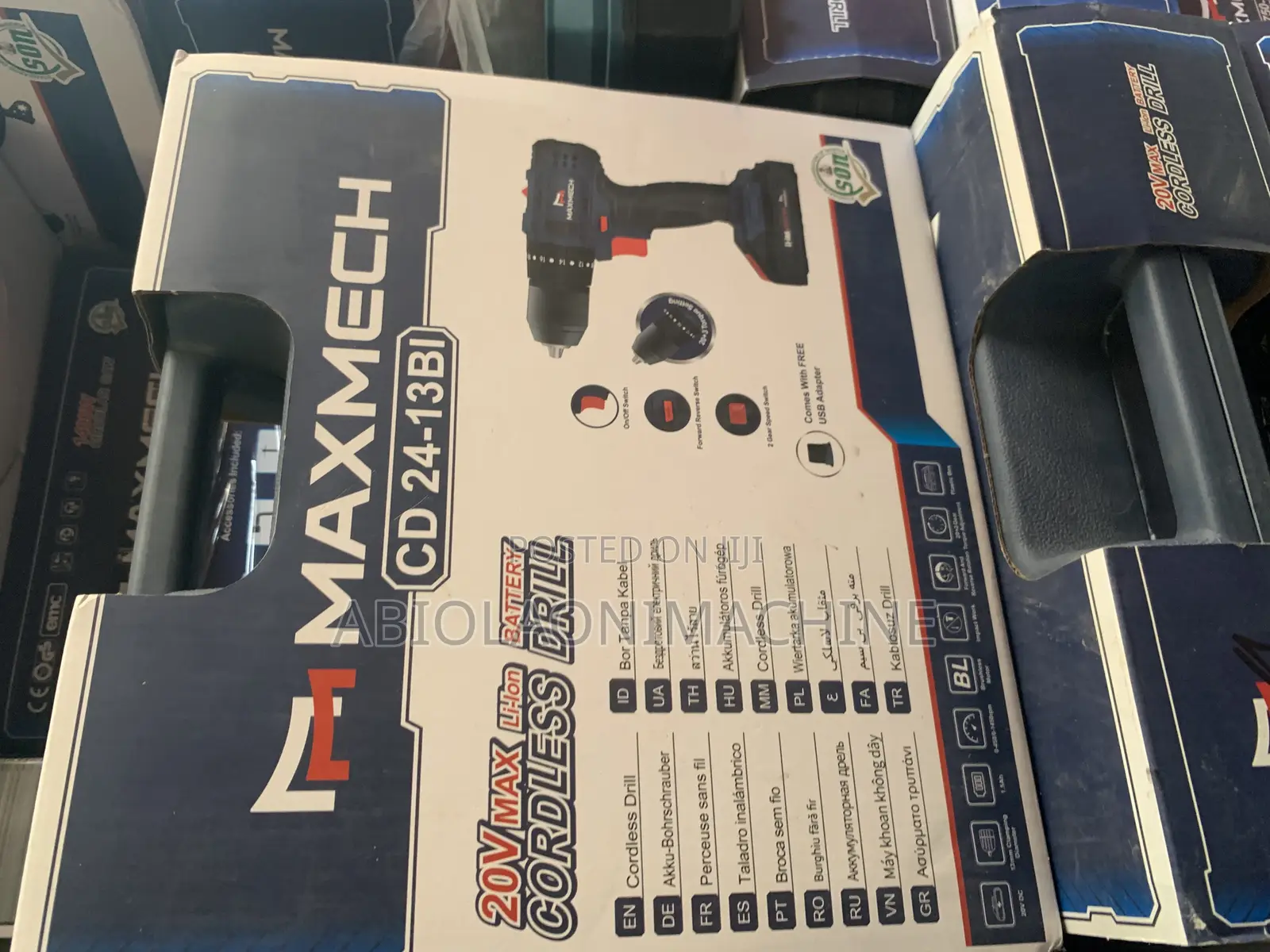 Maxmech Cd 24-13bi 20v Max Cordless Drill Li-Ion Battery
