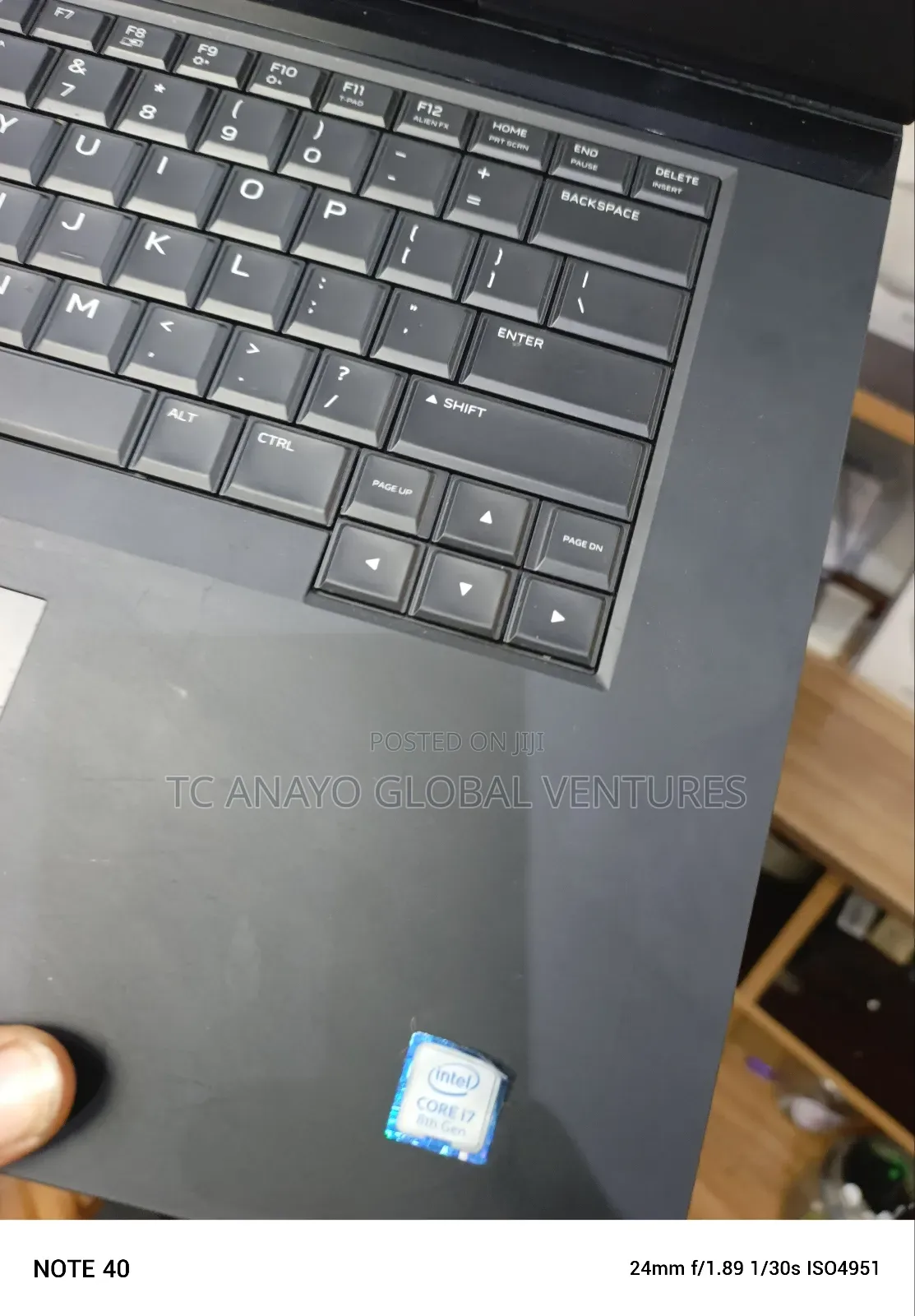Laptop Alienware M15 r3 16GB Intel Core i7 SSD 512GB