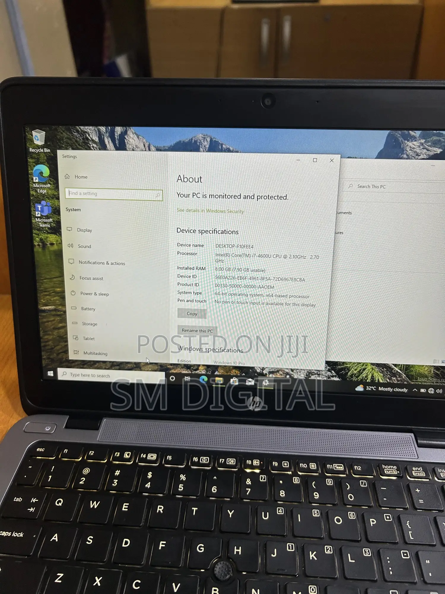 Laptop HP EliteBook 820 G1 8GB Intel Core i7 HDD 500GB