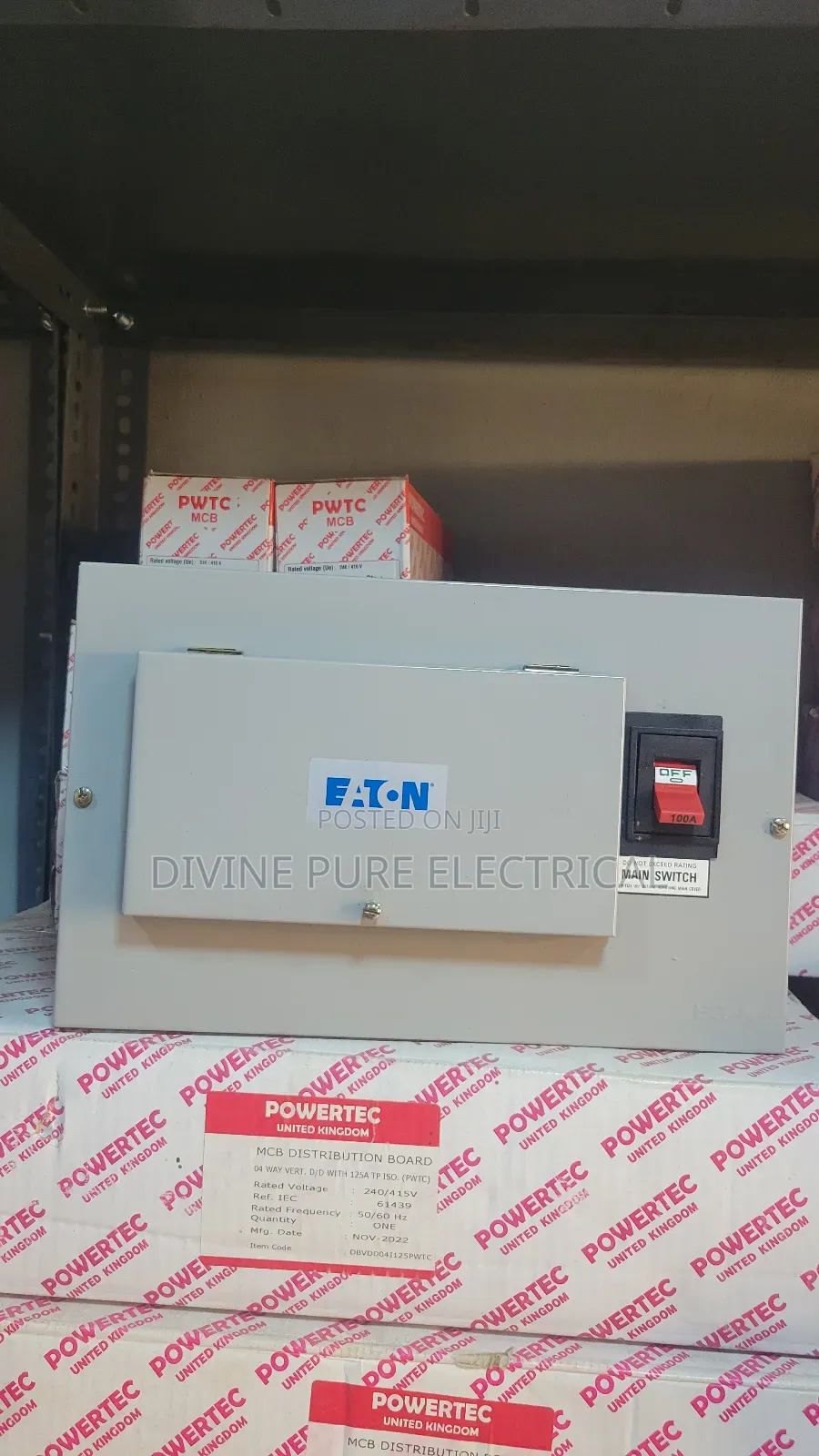 8 Way Single Phase Distribution Board