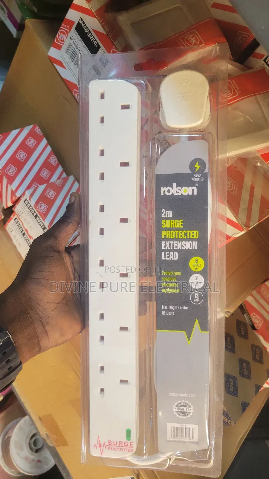 Surge Protected Extension 2m Length