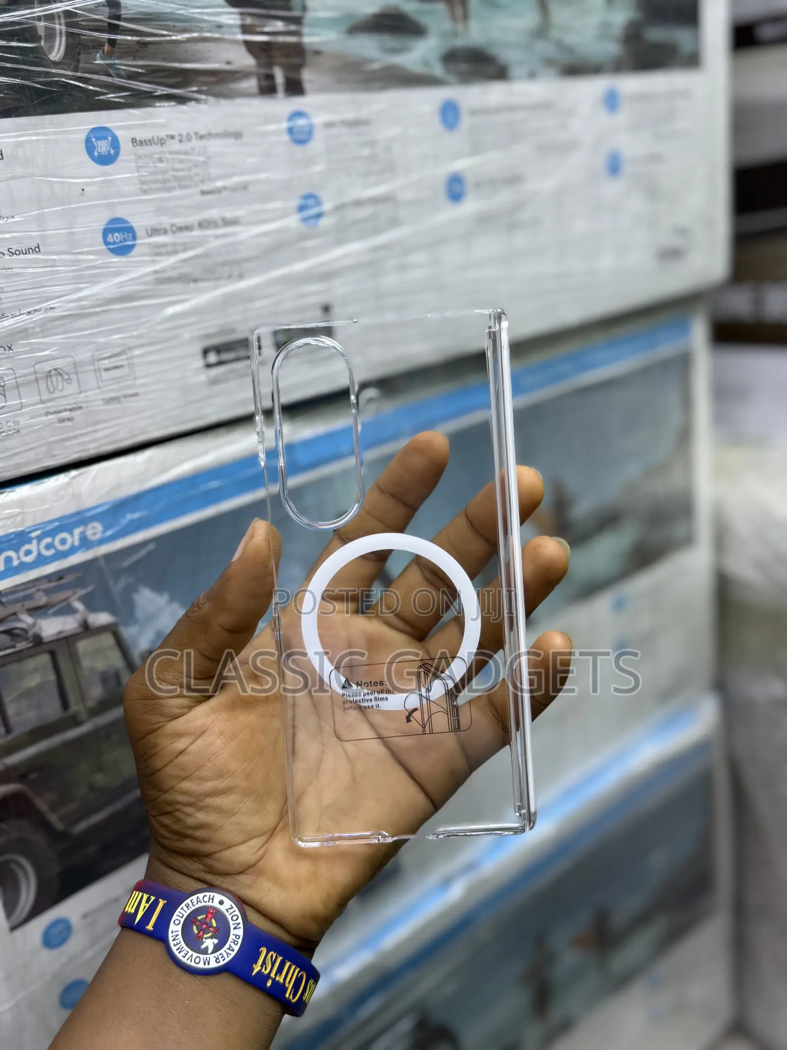 Ultra Thin Crystal Clear Magsafe Back Case for Samsung Z Fold 7