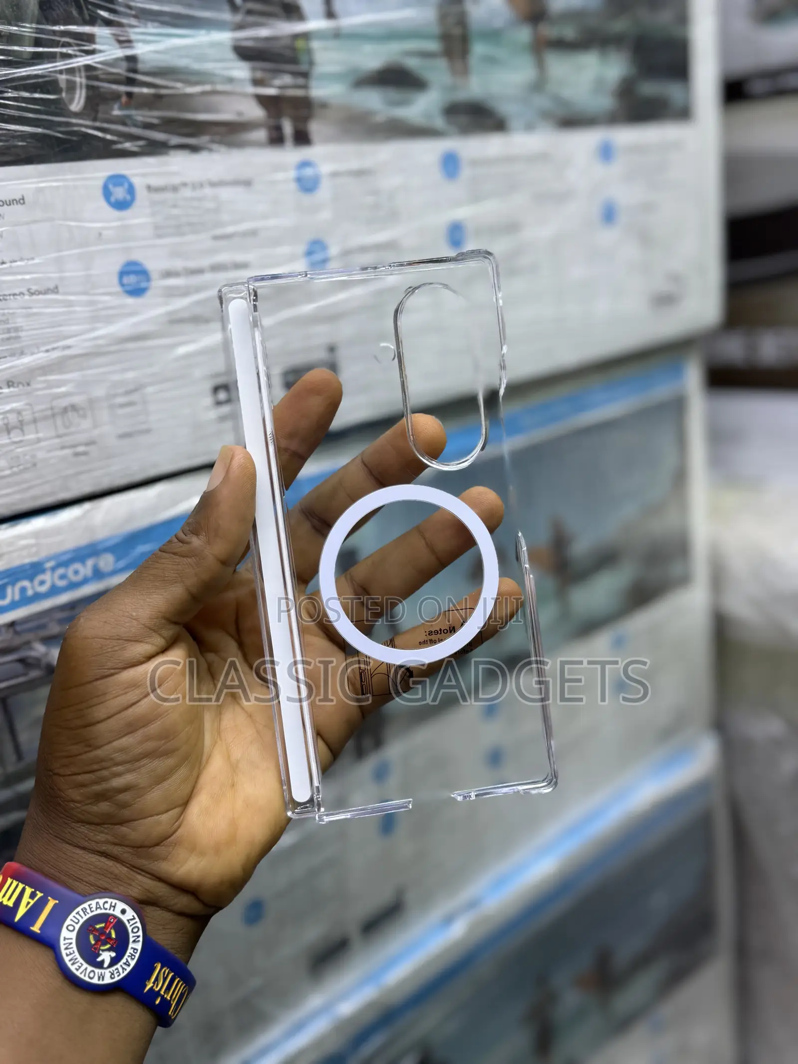 Ultra Thin Crystal Clear Magsafe Back Case for Samsung Z Fold 7