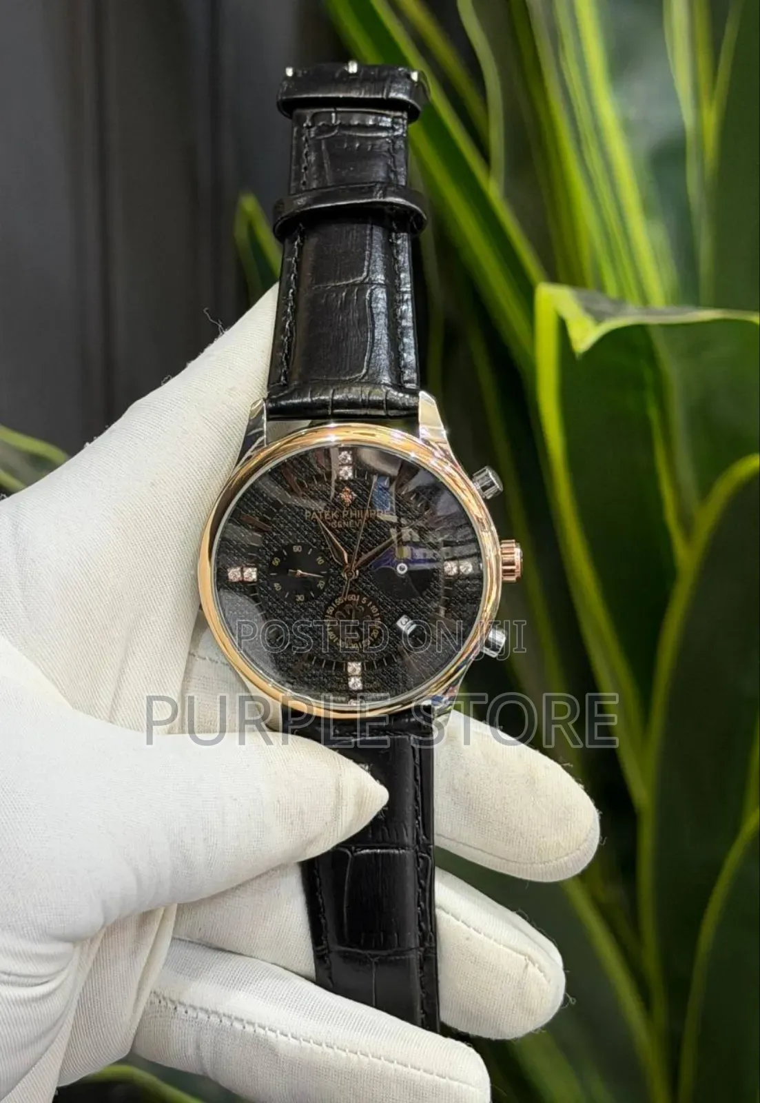 Patek Philippe Leather Functional••Chronograph 