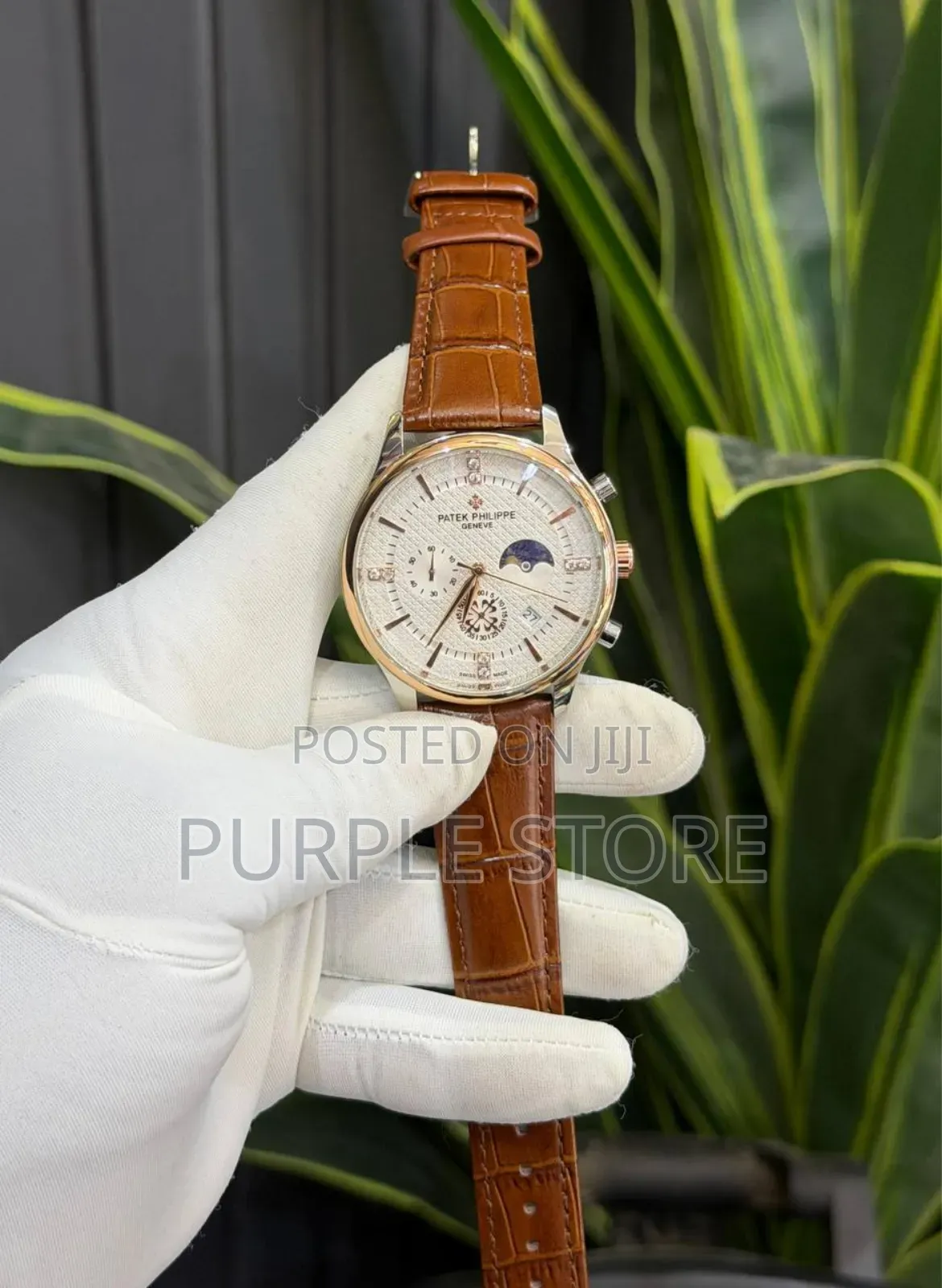 Patek Philippe Leather Functional••Chronograph 