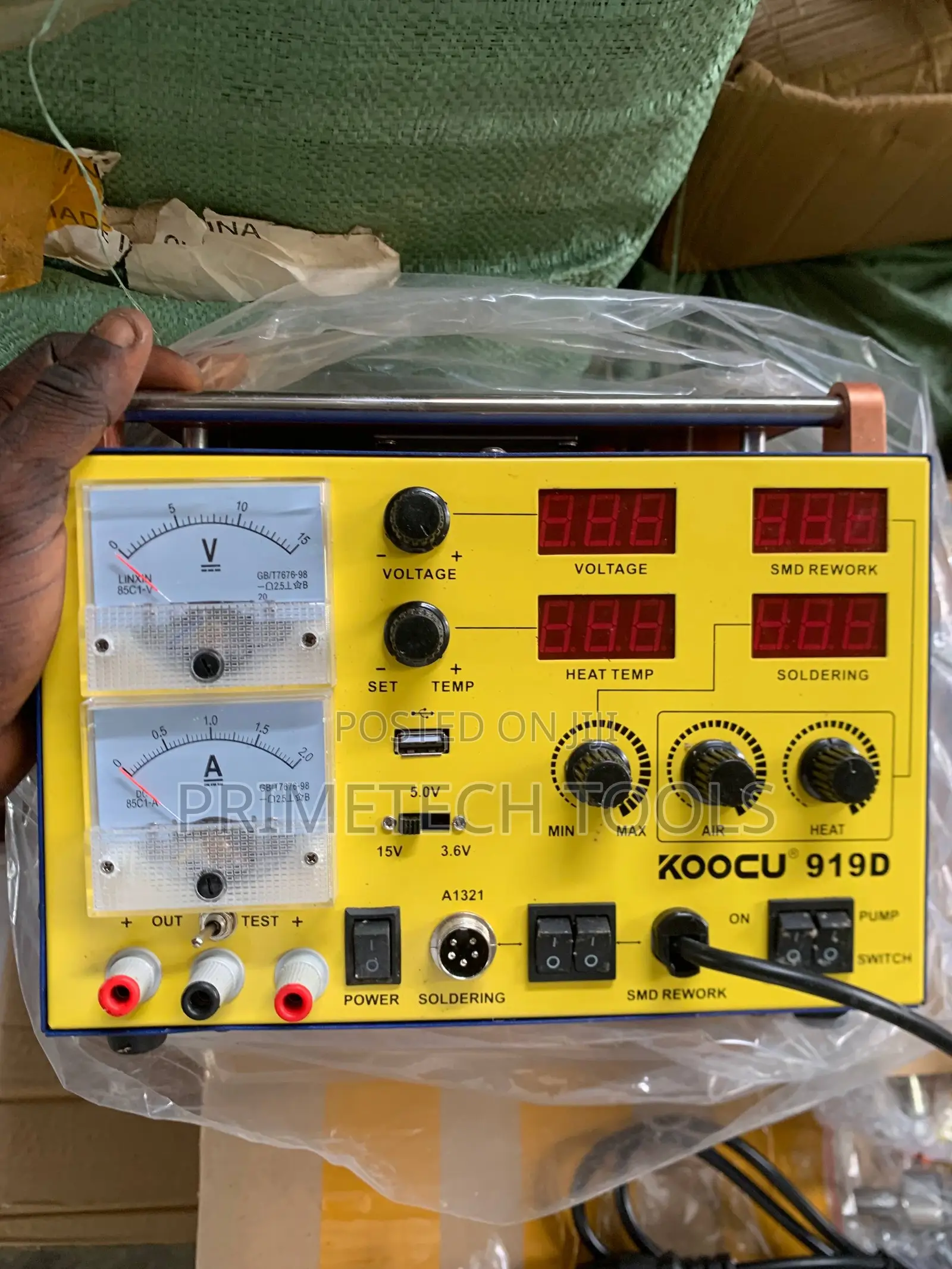 Hot Air Rework Soldering Station, Power Supply Screen Separator