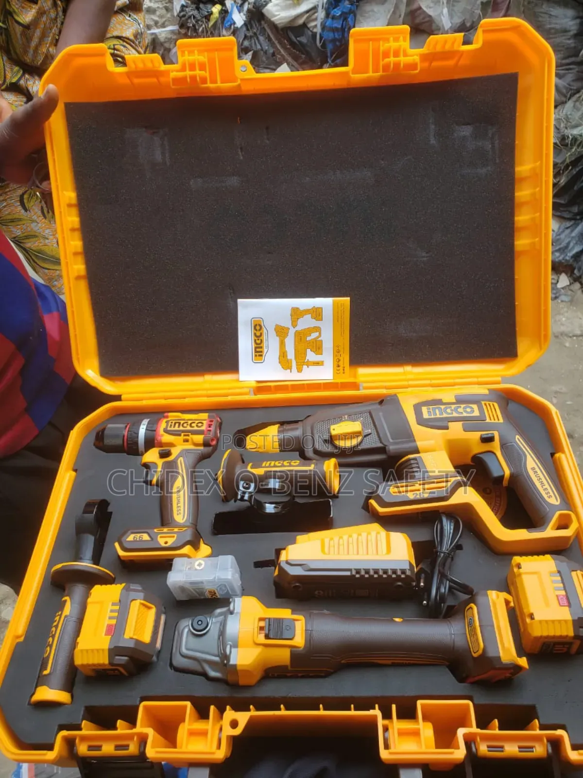 Ingco 3in1 Cordless Combo Kit