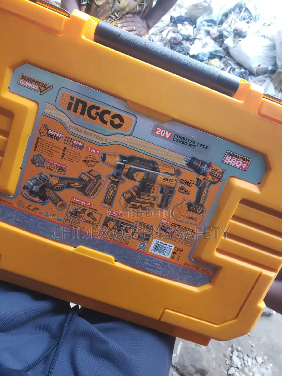 Ingco 3in1 Cordless Combo Kit