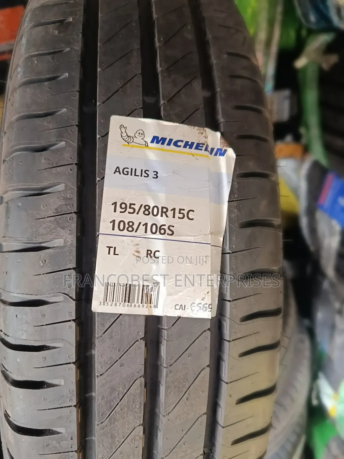 195r15c Michelin Agilis