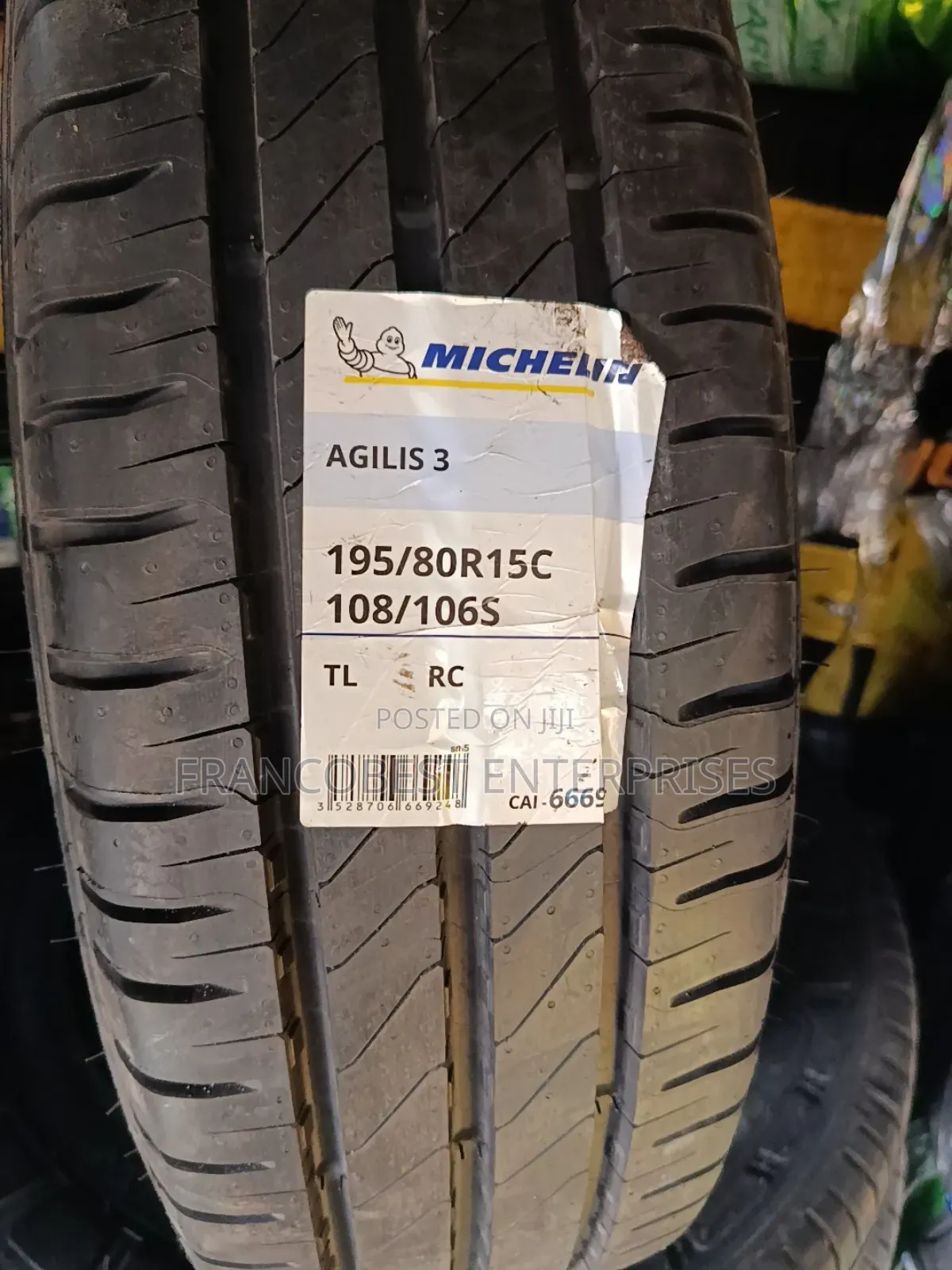 195r15c Michelin Agilis
